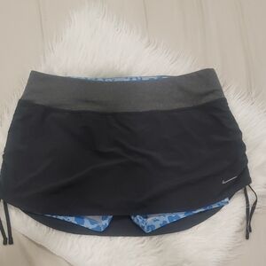 Nike Black and Blue Women's Skirt